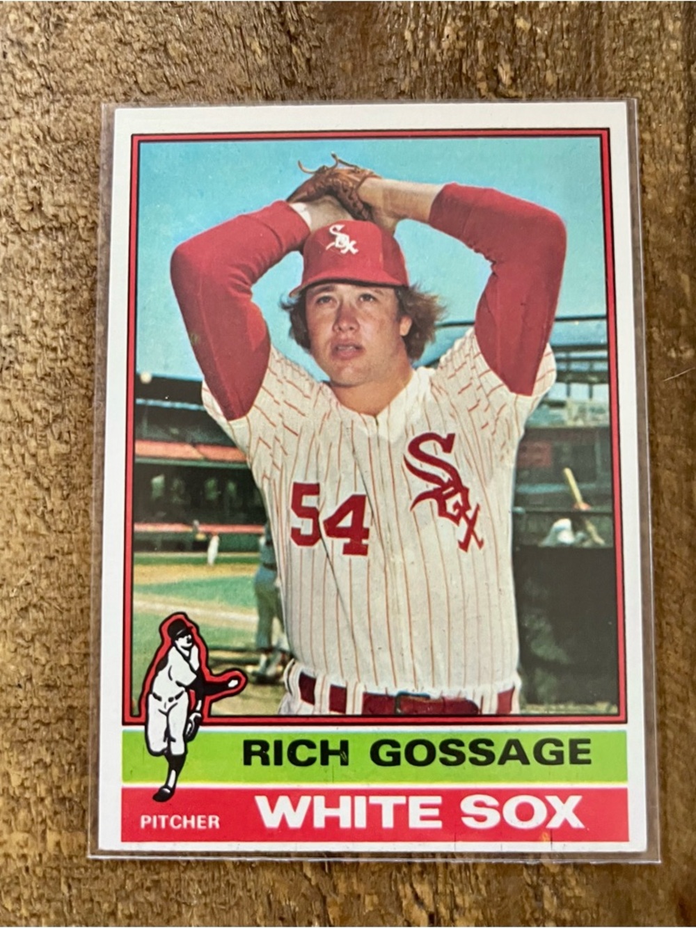 Topps Vintage 1976 Baseball Hall of Famer Rich Gossage